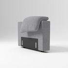 Open Box: Harmony Modular Motion Right Arm, Down Blend - Performance Distressed Velvet Pewter