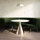 Novak Leather Banquette - Horizontal Tufting