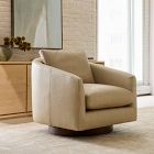 Imogene Leather Swivel Chair