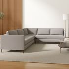 Harris Loft 3-Piece L-Shaped Sectional (105&quot;) - Wood Legs
