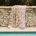 Vine Floral Beach Towel