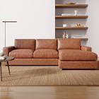 Urban Leather 2-Piece Chaise Sectional (106")