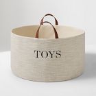 Cotton Slub Toy Dump Bin