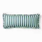 Wide Stripe Lumbar Pillow Cover