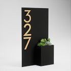 Post &amp; Porch Customizable Curb Appeal Address Planter