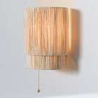 Roscoe Plug-In Woven Sconce (10")