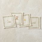 Daphne Embroidered Cocktail Napkin Sets