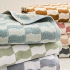 Wavy Blocks Towels