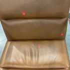 Open Box: Cooper Mid-Century Leather Swivel Office Chair