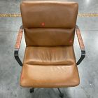 Open Box: Cooper Mid-Century Leather Swivel Office Chair
