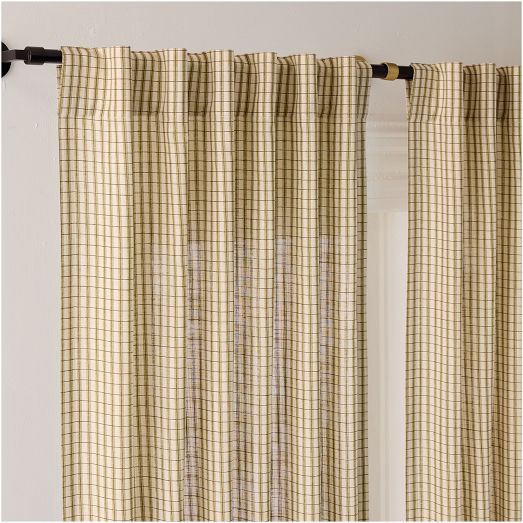 Gingham Curtain | West Elm