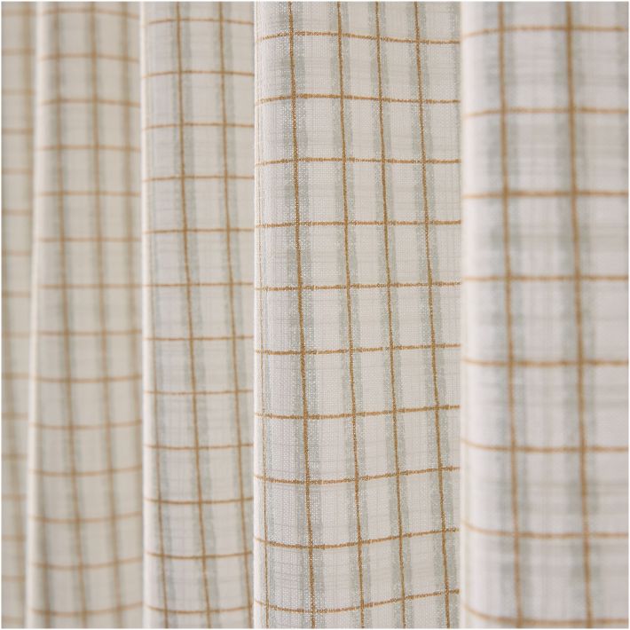 Gingham Curtain | West Elm