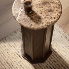 Solara Marble Drink Table (11")