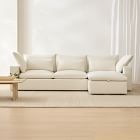 Harmony Modular 2-Piece Sleeper Sectional w/ Storage Chaise (123&quot;)