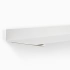 Floating Lines Single Shelves - White