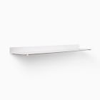 Floating Lines Single Shelves - White