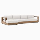 Telluride Outdoor 3-Piece Chaise Sectional Replacement Cushions