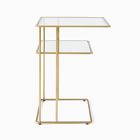 Curved Terrace Storage Nightstand (15.8")