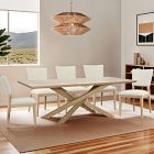 Nemy Solid Oak Dining Table (86.5&quot;)