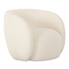 Cream/beige rounded lounge chair with outer curved arms and inner seat visible.