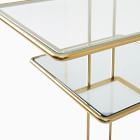 Curved Terrace Storage Nightstand (15.8")