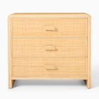 Kids Willow Rattan 3-Drawer Dresser (37&quot;)