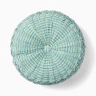 Pleated Stripe Round Pillow