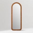 Cork Arched Floor-Length Wall Mirror