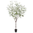 Faux Potted Eucalyptus Tree
