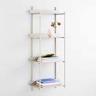 Floating Lines Metal Wall Shelf - 3-Tiered