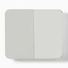 Frameless Seamless Double Wide Medicine Cabinet