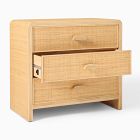 Kids Willow Rattan 3-Drawer Dresser (37&quot;)