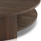 Reed Reclaimed Wood Outdoor Round Coffee Table (48")