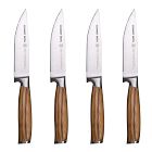 Schmidt Brothers Zebra Wood Steak Knives (Set of 4)