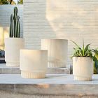 Fluted Ficonstone Indoor/Outdoor Planters