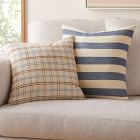 Heather Taylor Home Mayfair Stripe Silk Pillow Cover