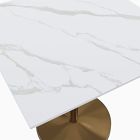 Orbit Restaurant Square Dining Table - Porcelain