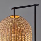 Louisa Rattan Floor Lamp (58")