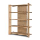Solid Wood Intersecting Bookcase (62&quot;)