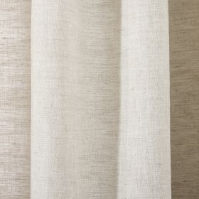 European Flax Linen Curtain w/ Tie Top | West Elm