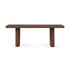 Ione Layered Solid Oak Dining Table (86")
