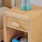 Willow Rattan Nightstand (16")