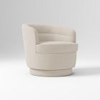Open Box: Viv Swivel Chair - Performance Velvet Sand