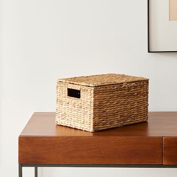 Lidded Baskets, Medium - 10"W x 15"D x 8"H