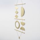 Circle &amp; Line Quadrant Wall Hanging