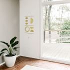 Circle &amp; Line Quadrant Wall Hanging