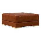 Dalton Leather Ottoman