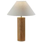 Modern Wood Column Table Lamp