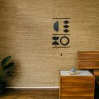 Circle &amp; Line Quadrant Wall Hanging