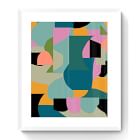 Abstract Collage 12 Framed Wall Art by Beth Vassalo